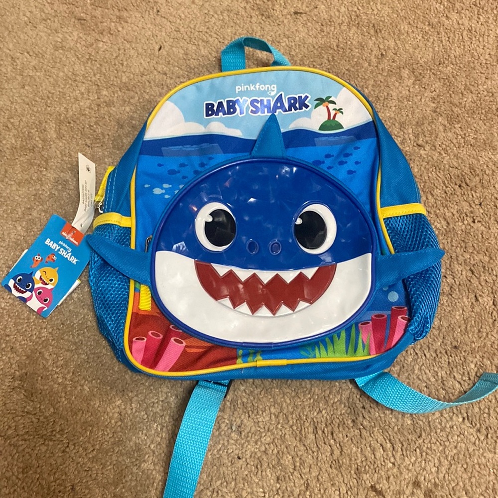 Baby shark kids bag